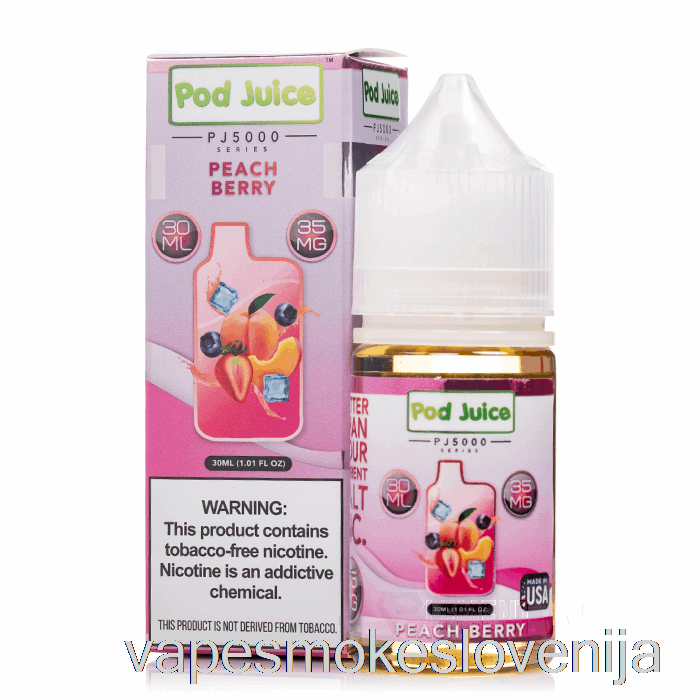 Vape Petrol Peach Berry - Sok Iz Stroka Pj5000 - 30 Ml 55 Mg